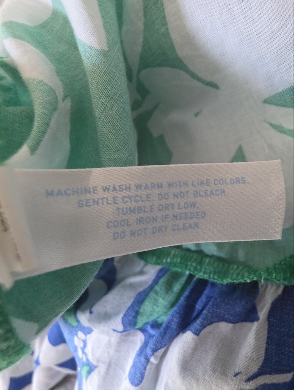 Southern Tide Green and Blue Floral Dress - Picture 11 of 11